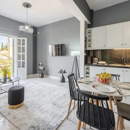 Apartamento Cozy 2 Bedrooms On The Hill W/netflix Karousádes